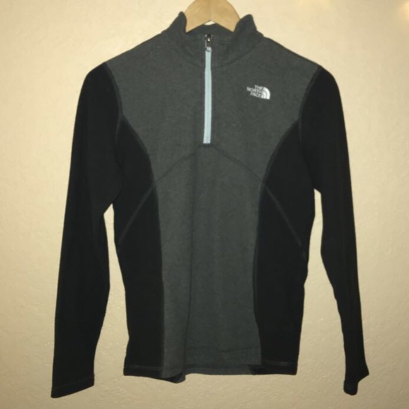 north face girls fleece quarter zip - Picture 1 of 3
